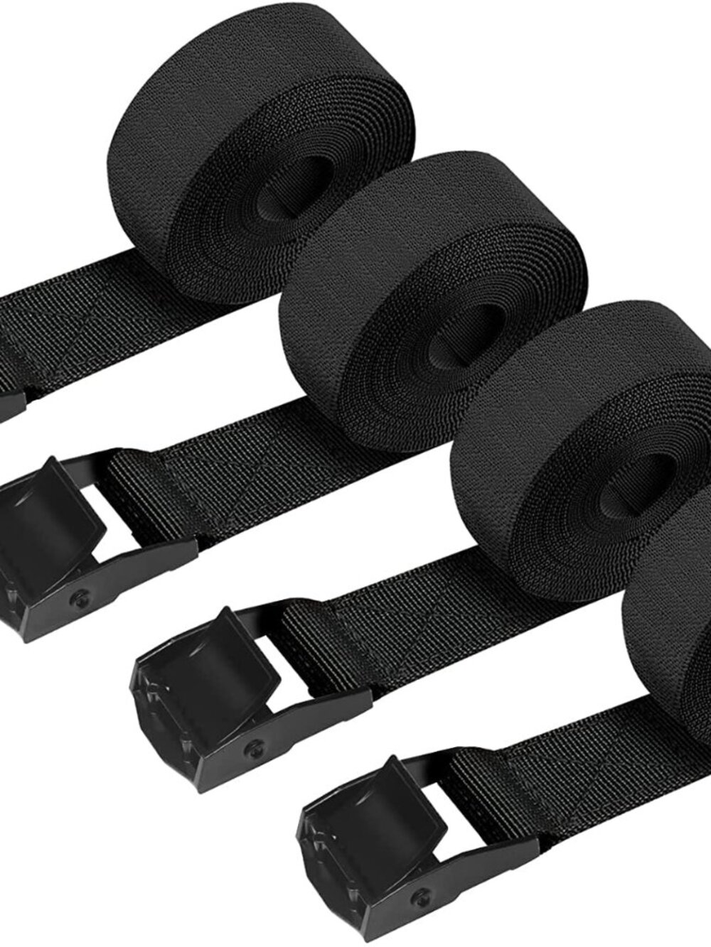 4 Pack Tie Down Strap,5ft x 1" Lashing Straps with Adjustable Buckle Heavy Duty